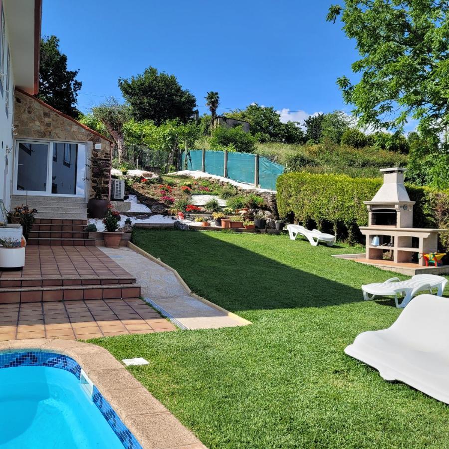 Willa Casa Tarrio Con Piscina - Santiago De Compostela Boqueixon Zewnętrze zdjęcie