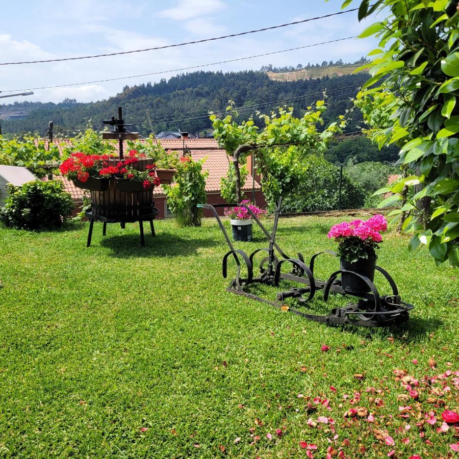 Willa Casa Tarrio Con Piscina - Santiago De Compostela Boqueixon Zewnętrze zdjęcie