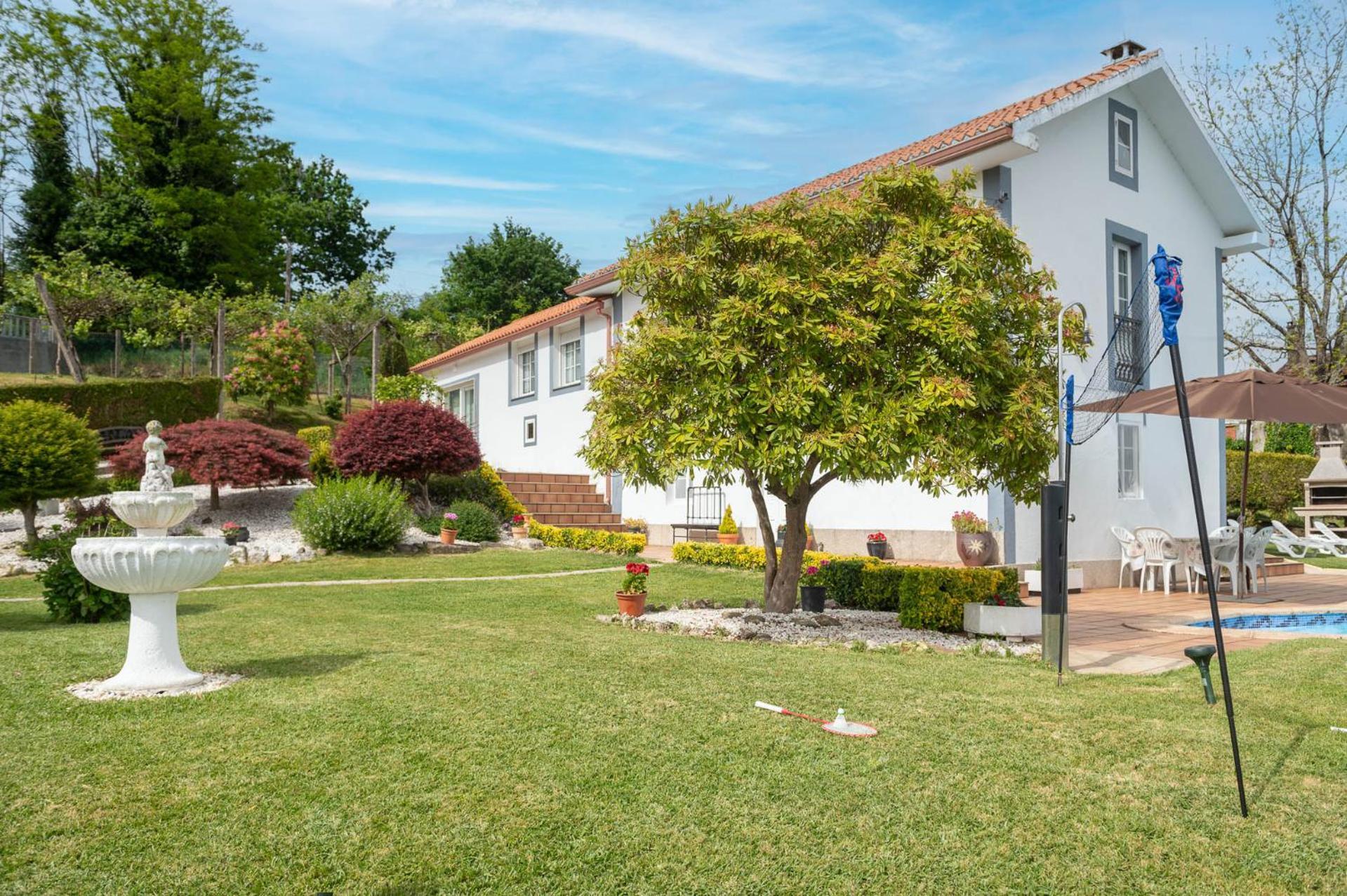 Willa Casa Tarrio Con Piscina - Santiago De Compostela Boqueixon Zewnętrze zdjęcie