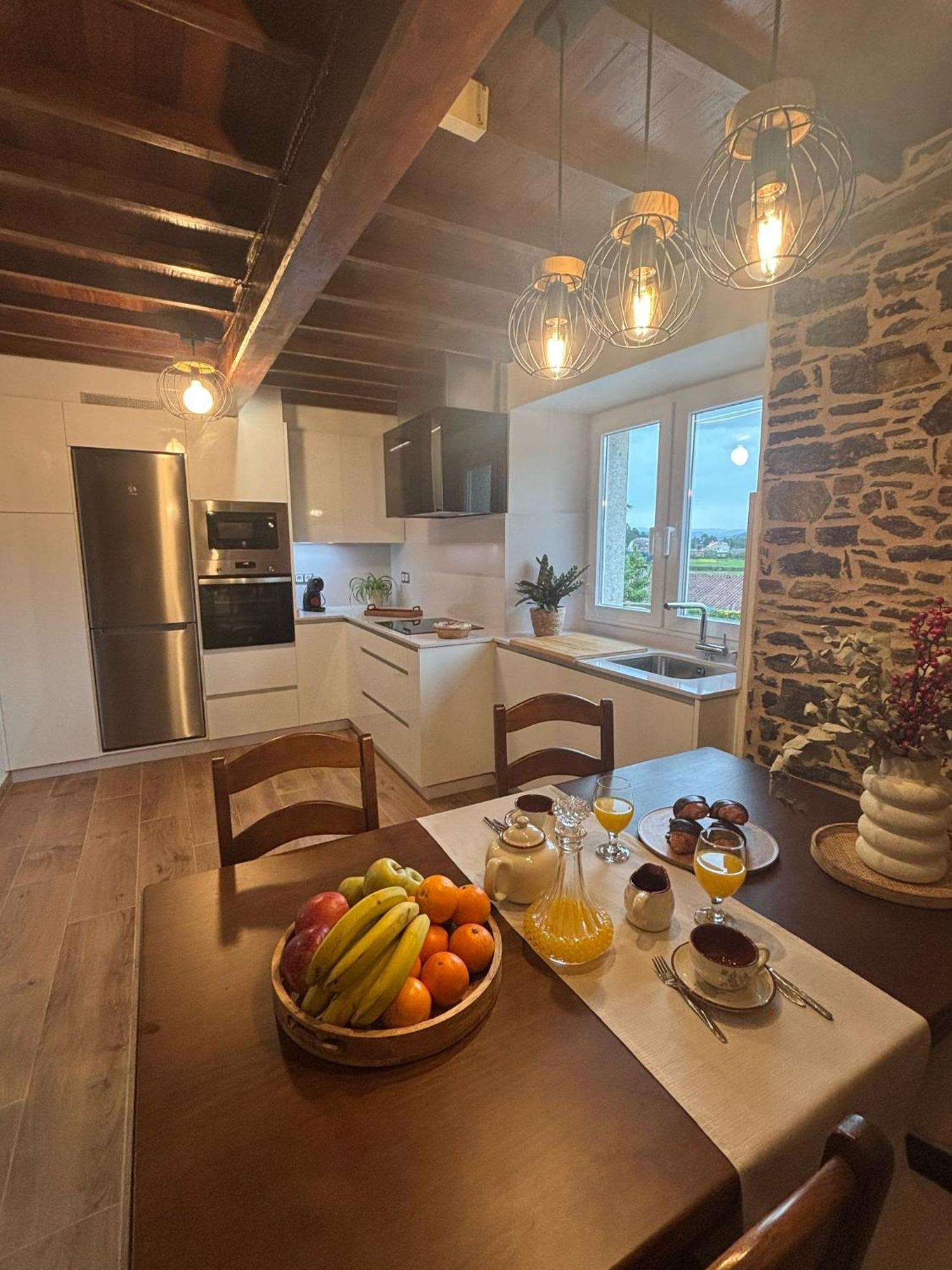 Willa Casa Tarrio Con Piscina - Santiago De Compostela Boqueixon Zewnętrze zdjęcie